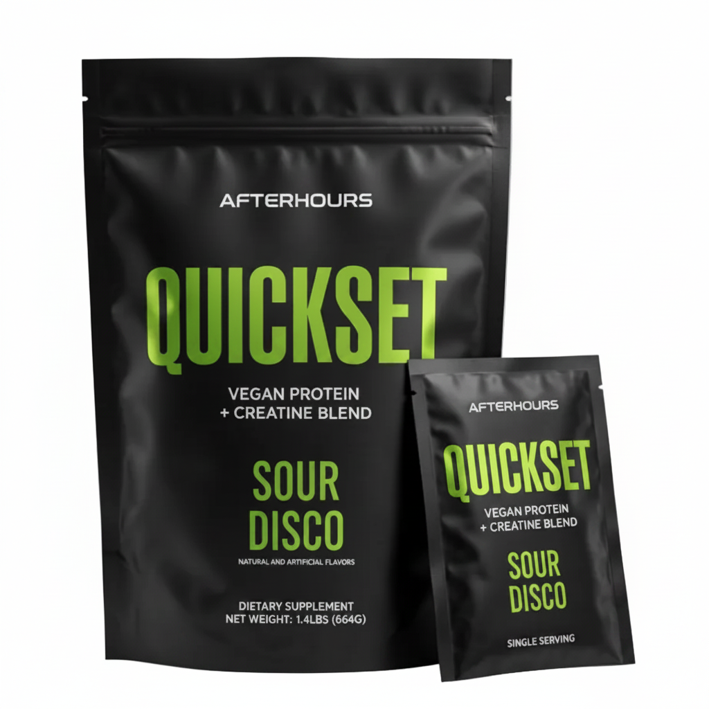 QuickSet Protein + Creatine Stick Packs – 20g Protein, 5g Creatine Single-Serve