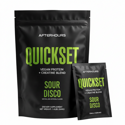QuickSet Protein + Creatine Stick Packs – 20g Protein, 5g Creatine Single-Serve